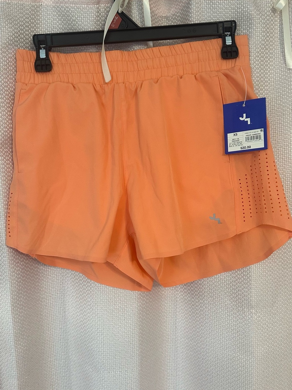 JoyLab Peach Workout Shorts with Perforated Side Panel
